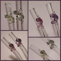 Image 2 of CFL Color Changing Glass Straws