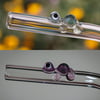 CFL Color Changing Glass Straws