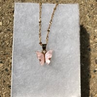 Xoxo butterfly necklace 