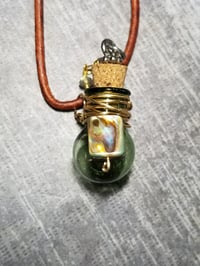 Image 1 of Keepsake Bottle With Abalone Necklace 