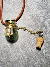 Image 3 of Keepsake Bottle With Abalone Necklace 