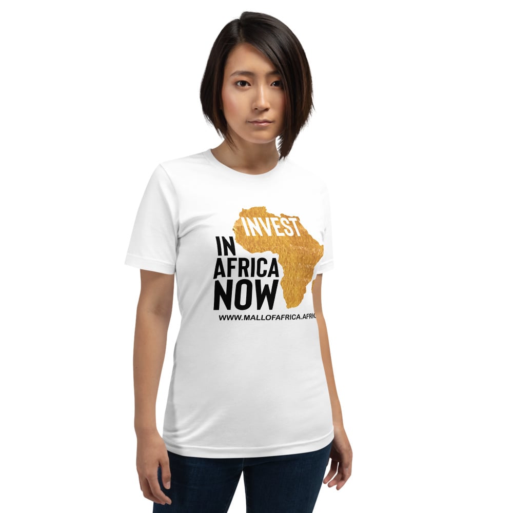 Image of Short-Sleeve Unisex T-Shirt INVEST IN AFRICA NOW