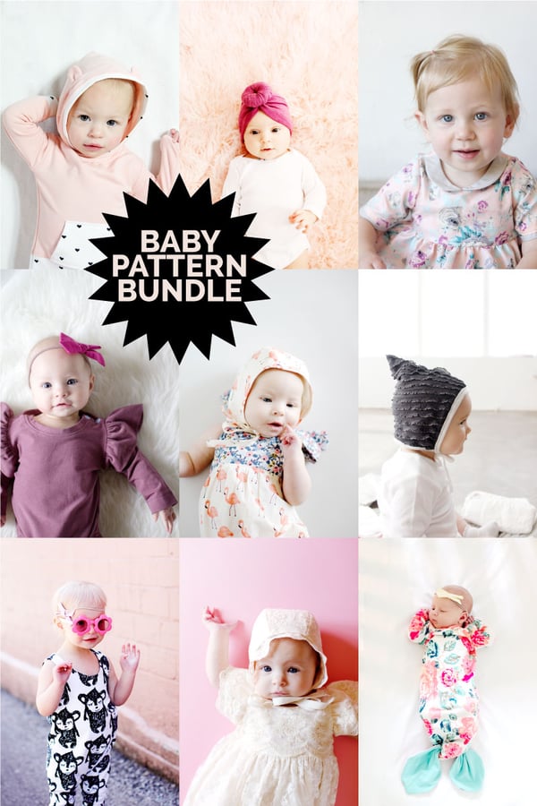 Image of BABY BUNDLE + BONUS MATERNITY - 13 PDF PATTERNS