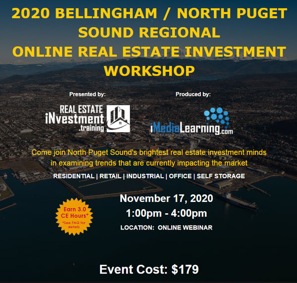 Image of Bellingham / North Sound Online Regional Real Estate Investment Workshop (November 17, 2020 )