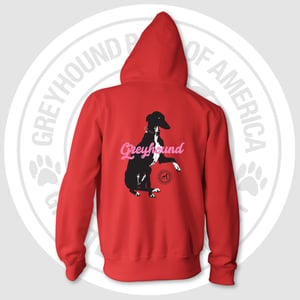 GPA/GNW - Zip Up Hoodie - Red (For 3XL + sizes)