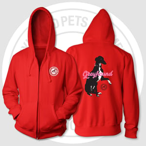 GPA/GNW - Zip Up Hoodie - Red (For 3XL + sizes)