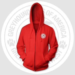 GPA/GNW - Zip Up Hoodie - Red (For 3XL + sizes)