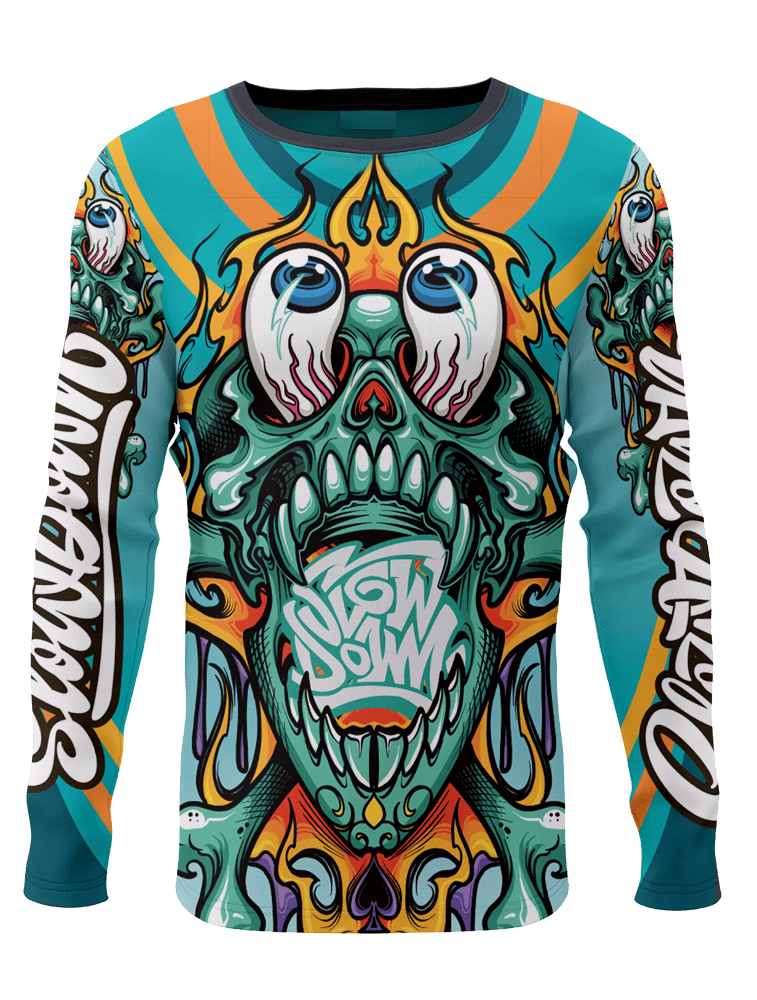 Slowdown Crazy Skull Jersey