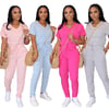 Gray Casual Women Two Piece Set 