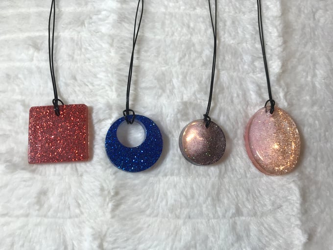 Image of Handmade Resin Necklaces