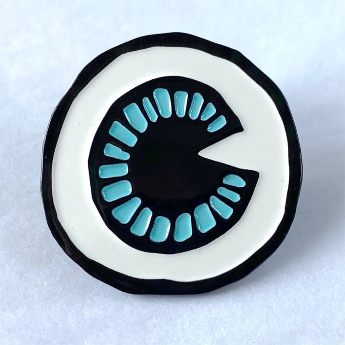 Image of 'Be Seeing You' Enamel Badge.