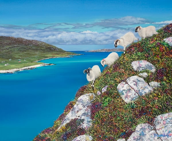 Image of Returning home Harris Scarp print