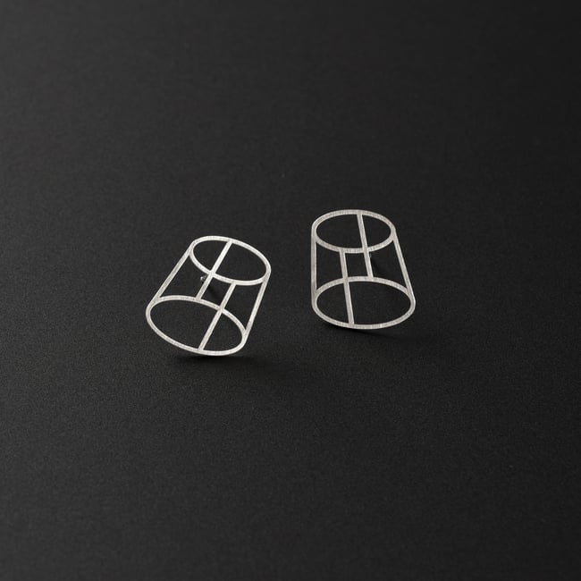 EARRING  silver #032-47