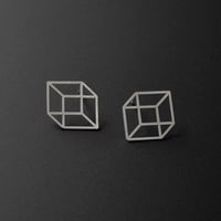 Image 1 of EARRINGS silver  #032-35