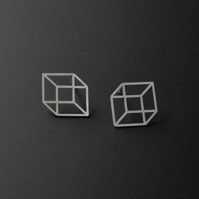 EARRINGS silver  #032-35