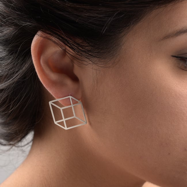 EARRINGS silver  #032-35