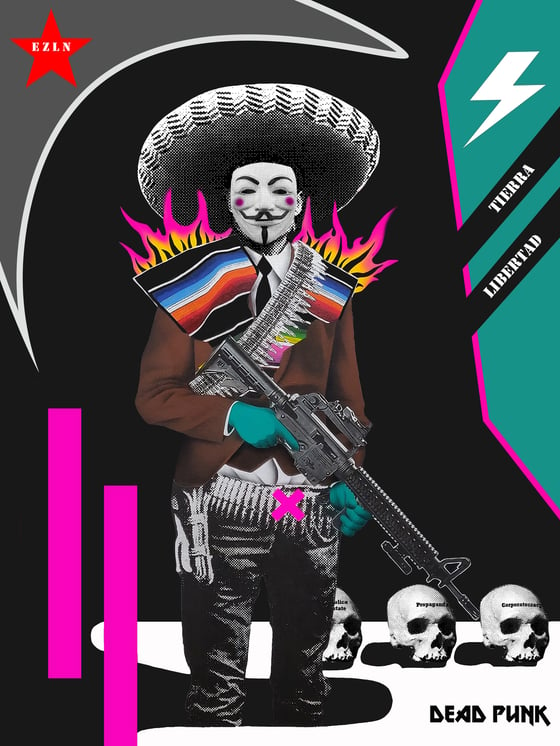 Image of The Zapatista Vendetta limited edition print