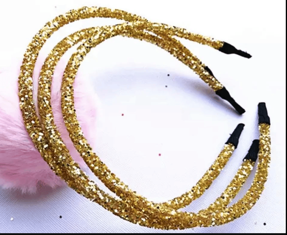 YELLOW CHIMES Sequin Headband Reversible Hairband Filp Glitter