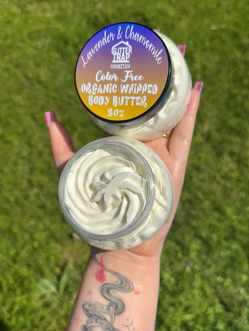 Image of Lavender & Chamomile🪻🌼 Color Free💧 Organic Whipped Body Butter🧈