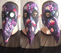 Image 2 of Glitter Galaxy Plague Doctor Mask