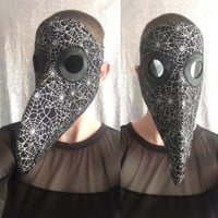 Image 1 of Spiderweb Plague Doctor Mask