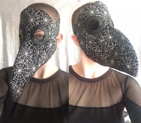 Image 2 of Spiderweb Plague Doctor Mask