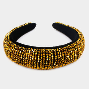 Image of “Crowned” Chunky Beaded Headband 