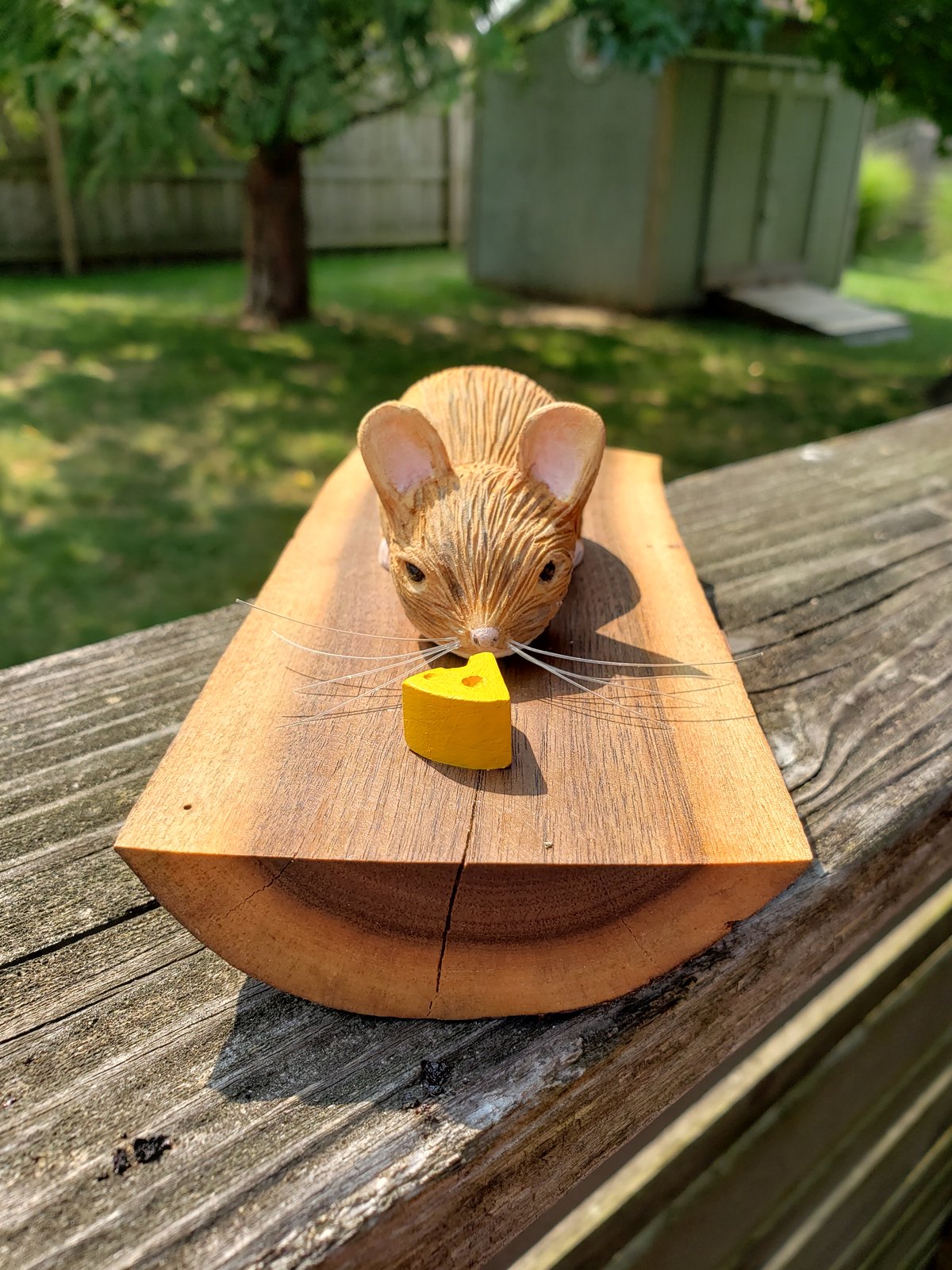 Image of Mouse and Block of Cheese