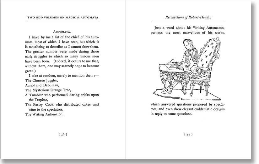 Image of Two Odd Volumes on Magic & Automata