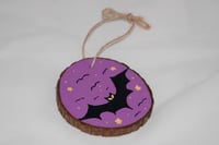 Halloween Bat Wood Slice