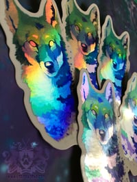 Image 2 of Coloryote - Metallic Holo Coyote Sticker