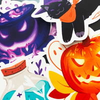 Image 2 of Spooky Sticker Set