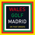 WALES GOLF MADRID PIN BADGE