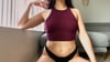 Maroon Crop Top