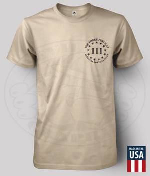 Image of THE THREE PERCENT "AMERICAN FLAG" T-SHIRT