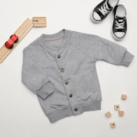 Image 4 of Baby Organic Bomber Jacket