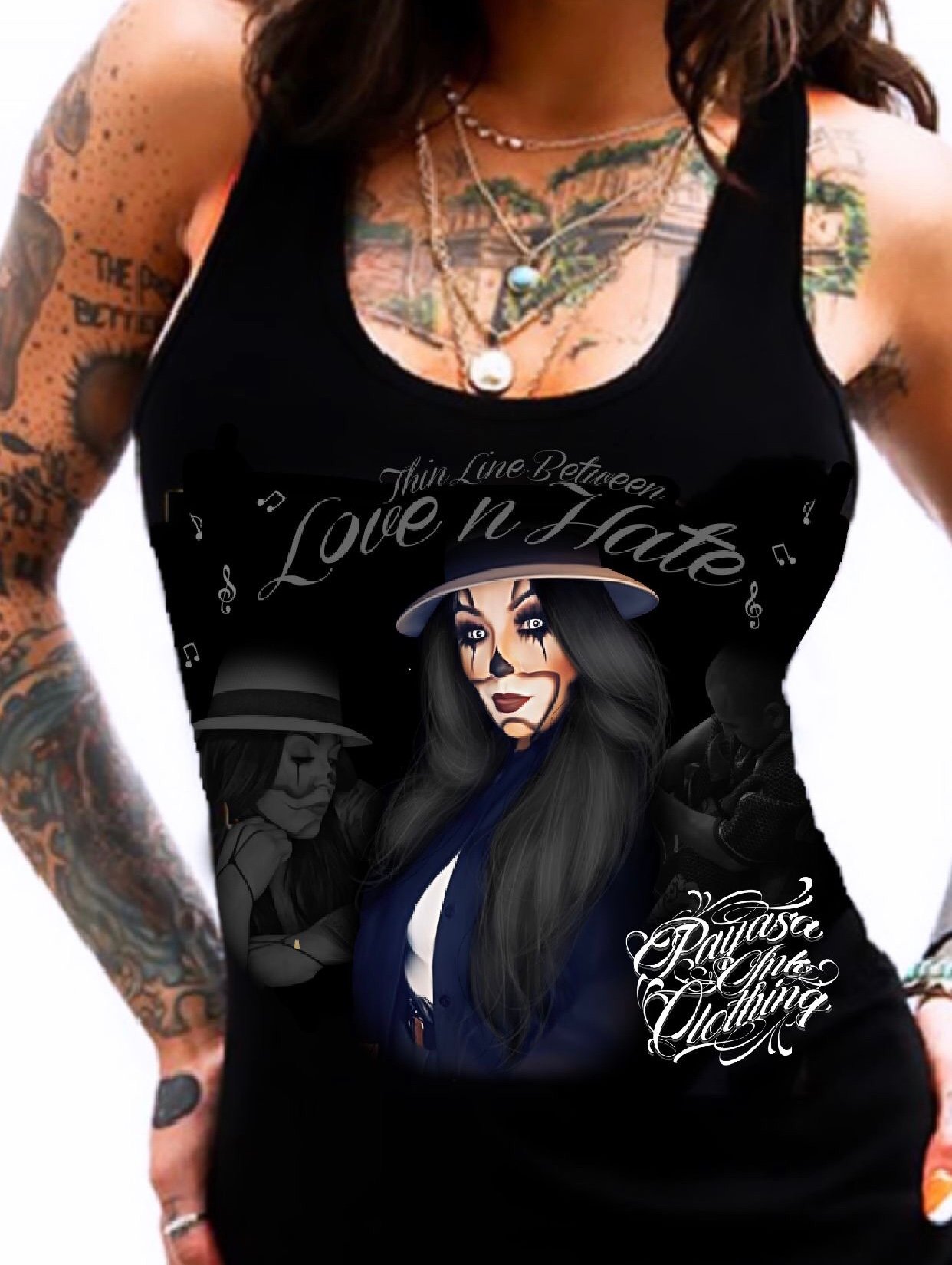 Image of Thin Line Between Love n Hate Tanktop
