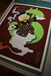 Original "VUITTON McDUCK MAKE A WISH" Limited Run Print signed and numbered
