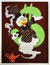 Original "VUITTON McDUCK MAKE A WISH" Limited Run Print signed and numbered