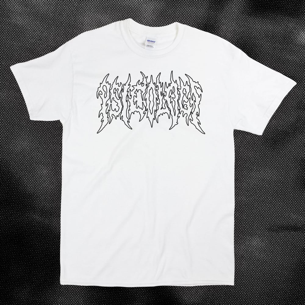 Image of Psicologi: T-Shirt Logo Metal (bianca)