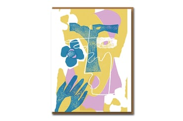 Image of Eileen Agar Face - Greetings Card