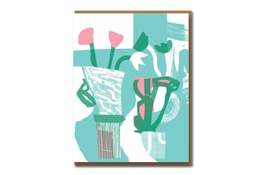 Image of Betty Woodman Vase - Greetings Card