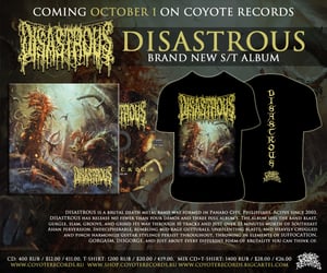 Image of DISASTROUS Disastrous CD+T-shirt