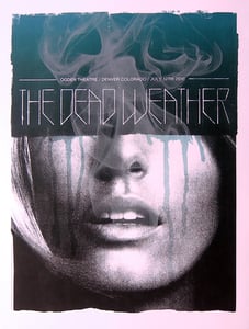 Image of The Dead Weather poster Ogden Theatre 2010