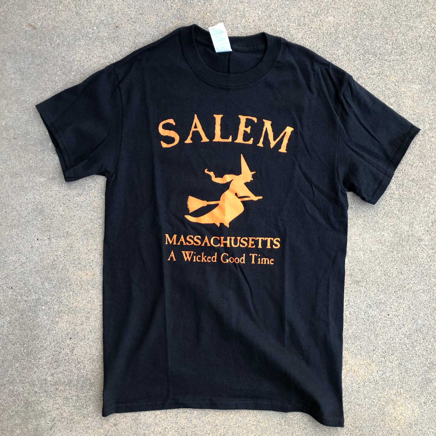 Image of Wicked Salem Massachusetts Witch Tee