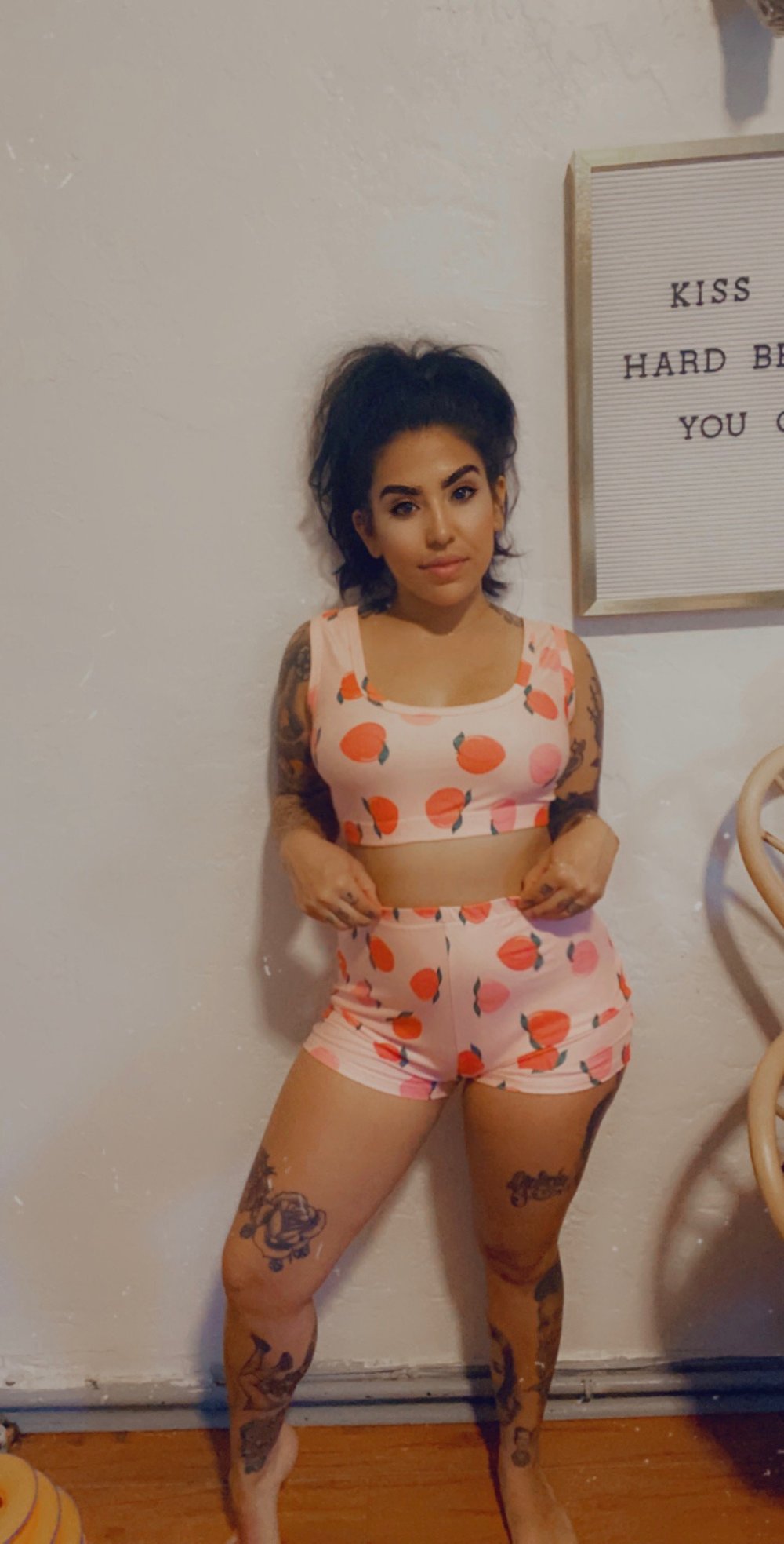 Image of PEACHY f*chin’ KEEN Sleeper set