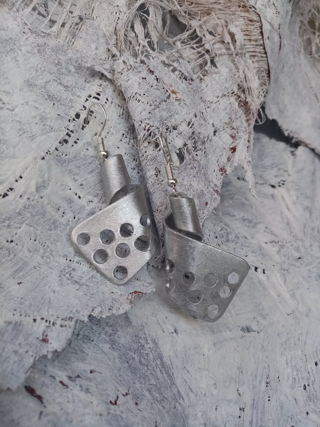 Pendientes Espiral de la colección espuma de mar