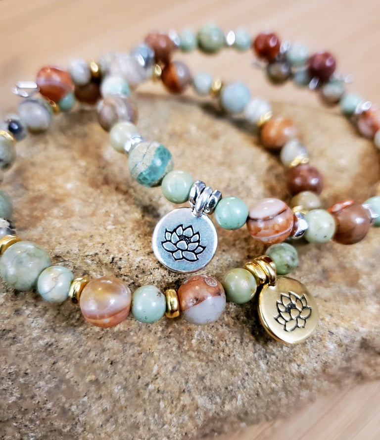 Dragon Skin Agate Bracelet Image 2
