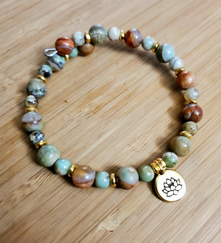 Dragon Skin Agate Bracelet Image 3