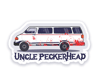 Uncle Peckerhead Van Sticker